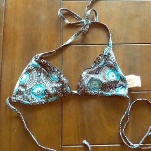 Rays Sun Swim Bikini Top size S